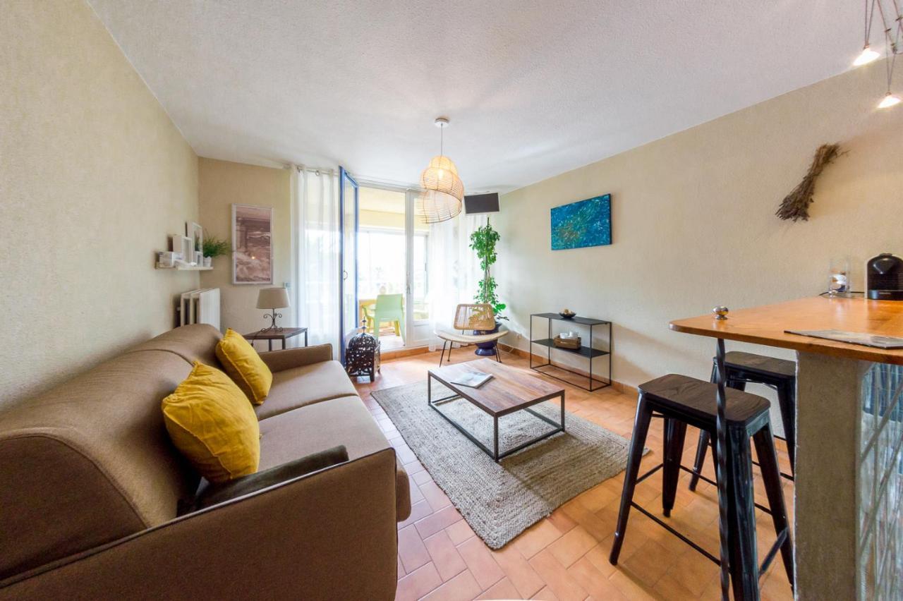 Retromirabeau "Cote Mer" - 29M2 - Lumineux - Terrasse Loggia - Vue Marina - Parking Securise - 2 A 3 Pers - Emplacement Top - Cheques Vacances Connect Gruissan Dış mekan fotoğraf