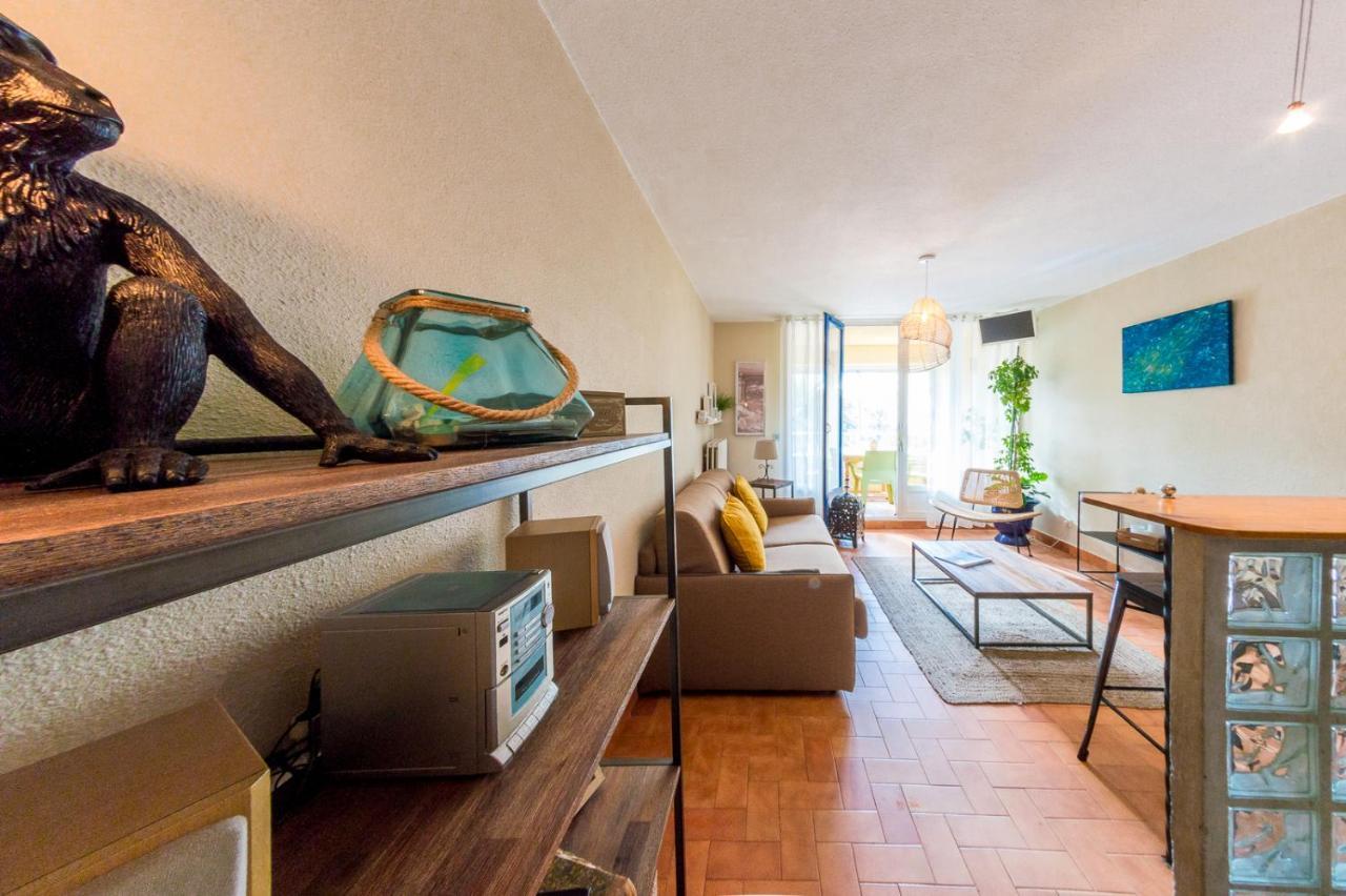 Retromirabeau "Cote Mer" - 29M2 - Lumineux - Terrasse Loggia - Vue Marina - Parking Securise - 2 A 3 Pers - Emplacement Top - Cheques Vacances Connect Gruissan Dış mekan fotoğraf